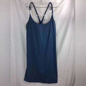 Ewedoos Blue Spaghetti Strap Romper Dress XL